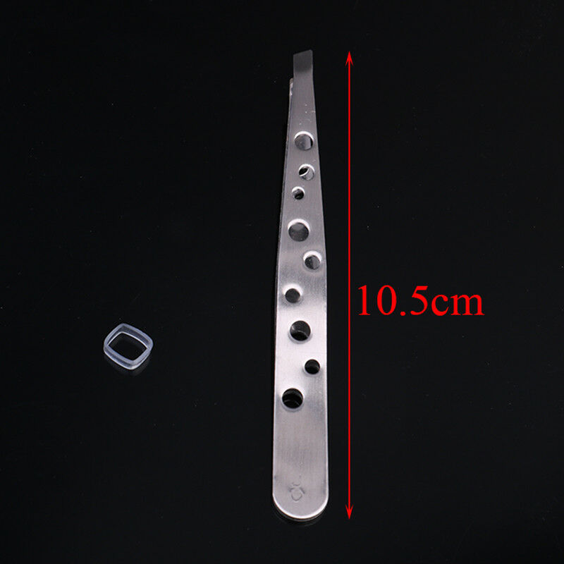 2pcs precision eyebrow tweezers of out ultra fine point stainless steel tw.l8