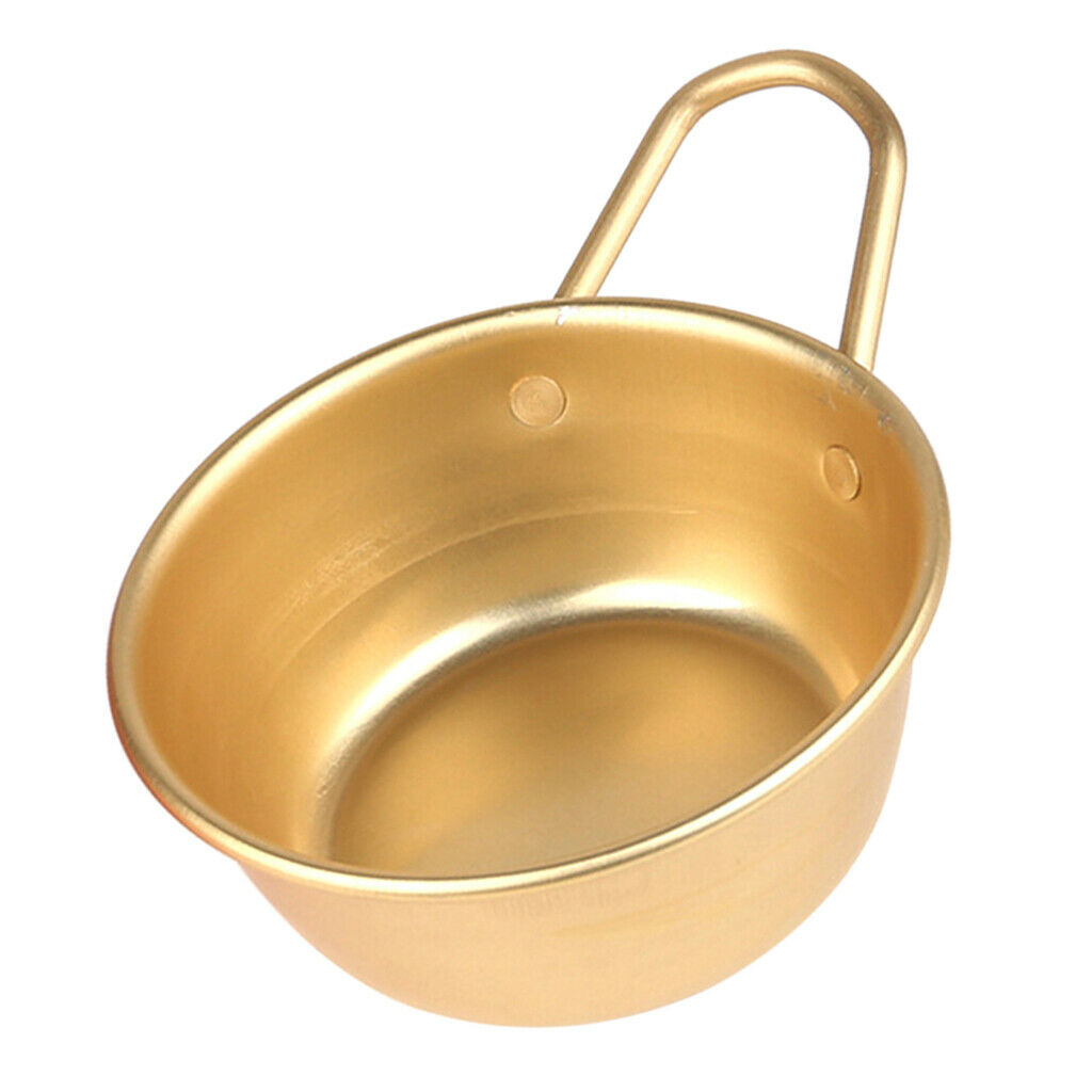 Rice Wine Bowl Aluminum 12X5cm Ramen Bowl Sake Soju Cup Travel Kitchen