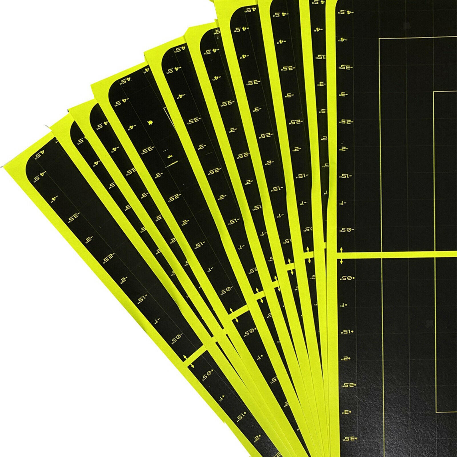 10 Packs 10inch Square Shape Shooting Targets Self Adhesive Gun Range Paster