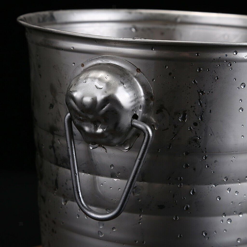 Champagne Ice Bucket Stainless Steel Beer Wine Drinks Cooler Party L