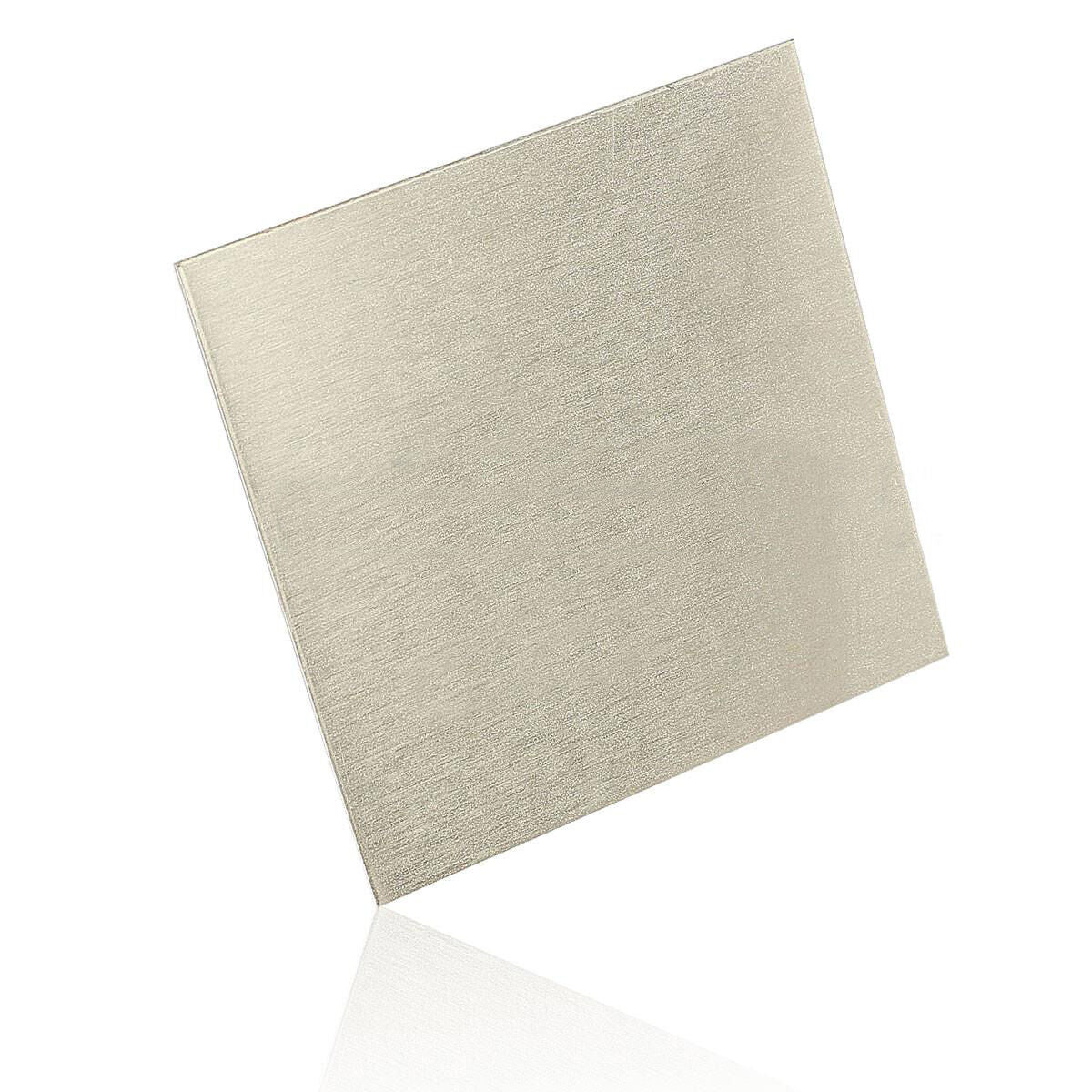 Pure Nickel Ni Metal Thin Sheet Plate High Purity 99.96% 1mm x 100mm x 100mm