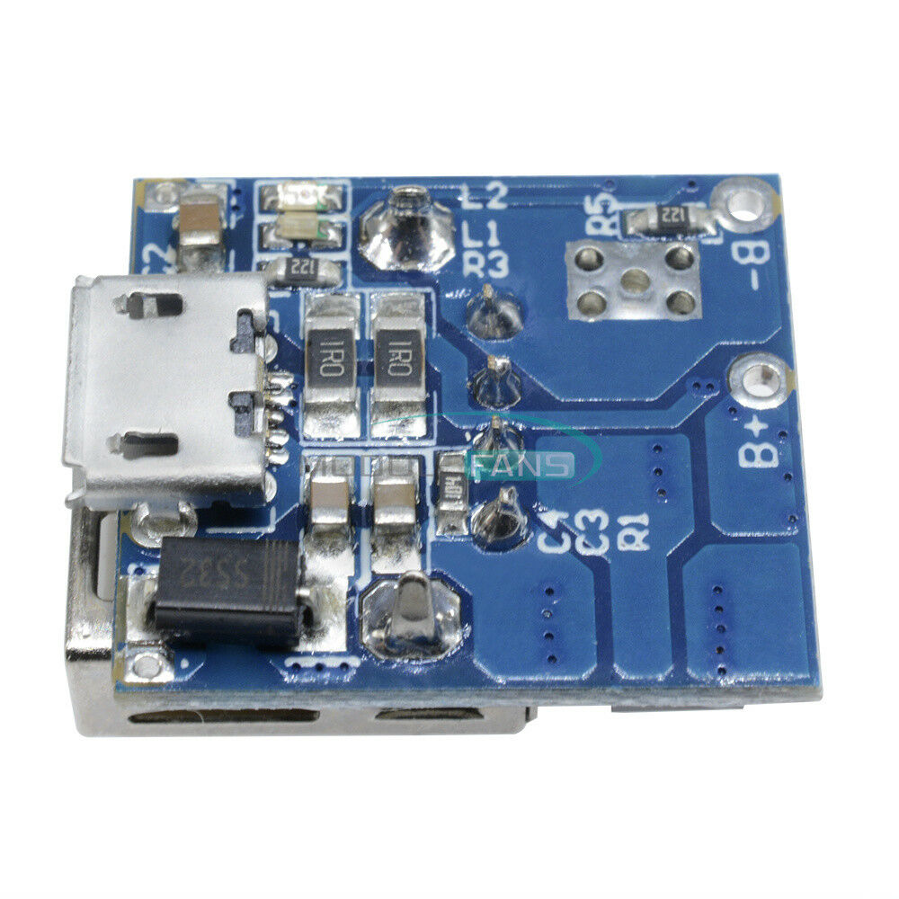 5V 18650 Lithium Protection Board Power Boost Module Step Up Battery Charger