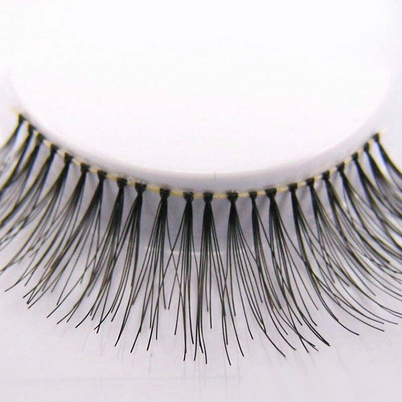 5 Pairs Sexy  Natural Sparse Cross Eye Lashes Extension Long False Eyelashes hs