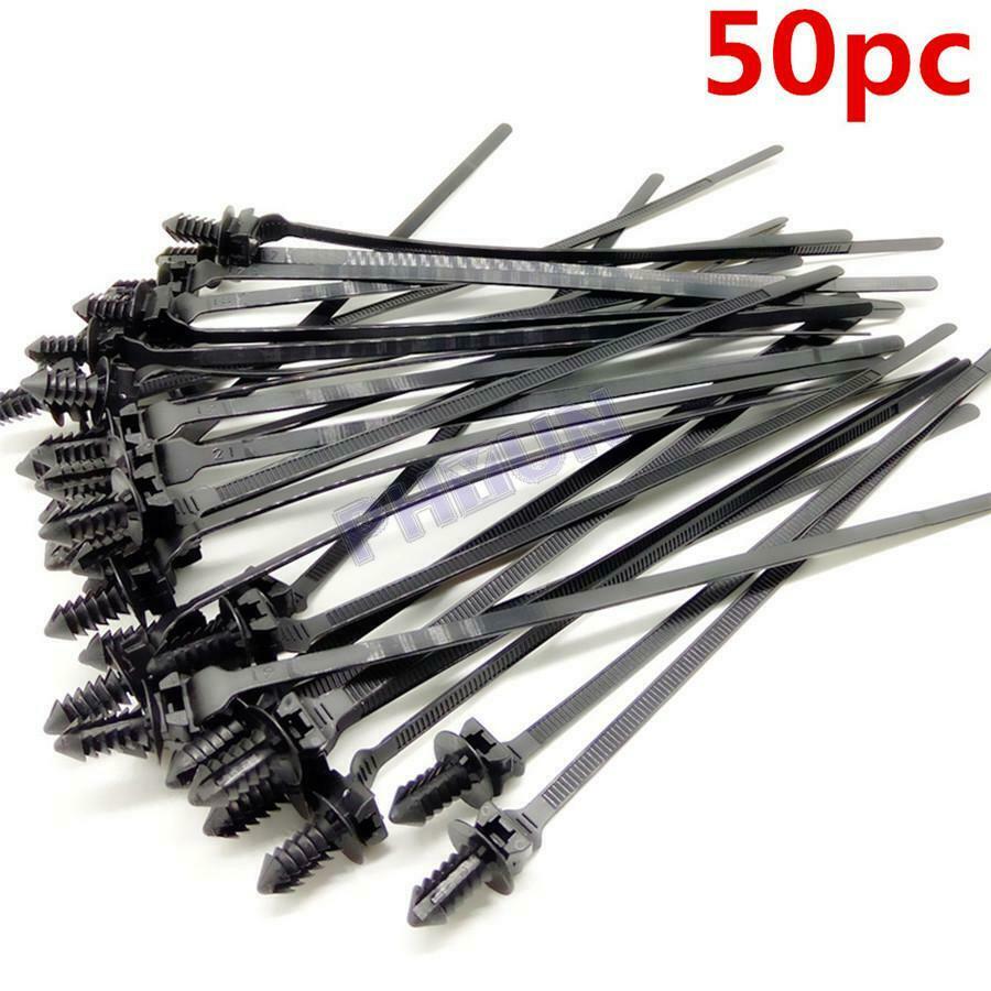 170x Car Door Panels Bumper Fastener Clips Tie Wrap Repair Kits Boxed Universal