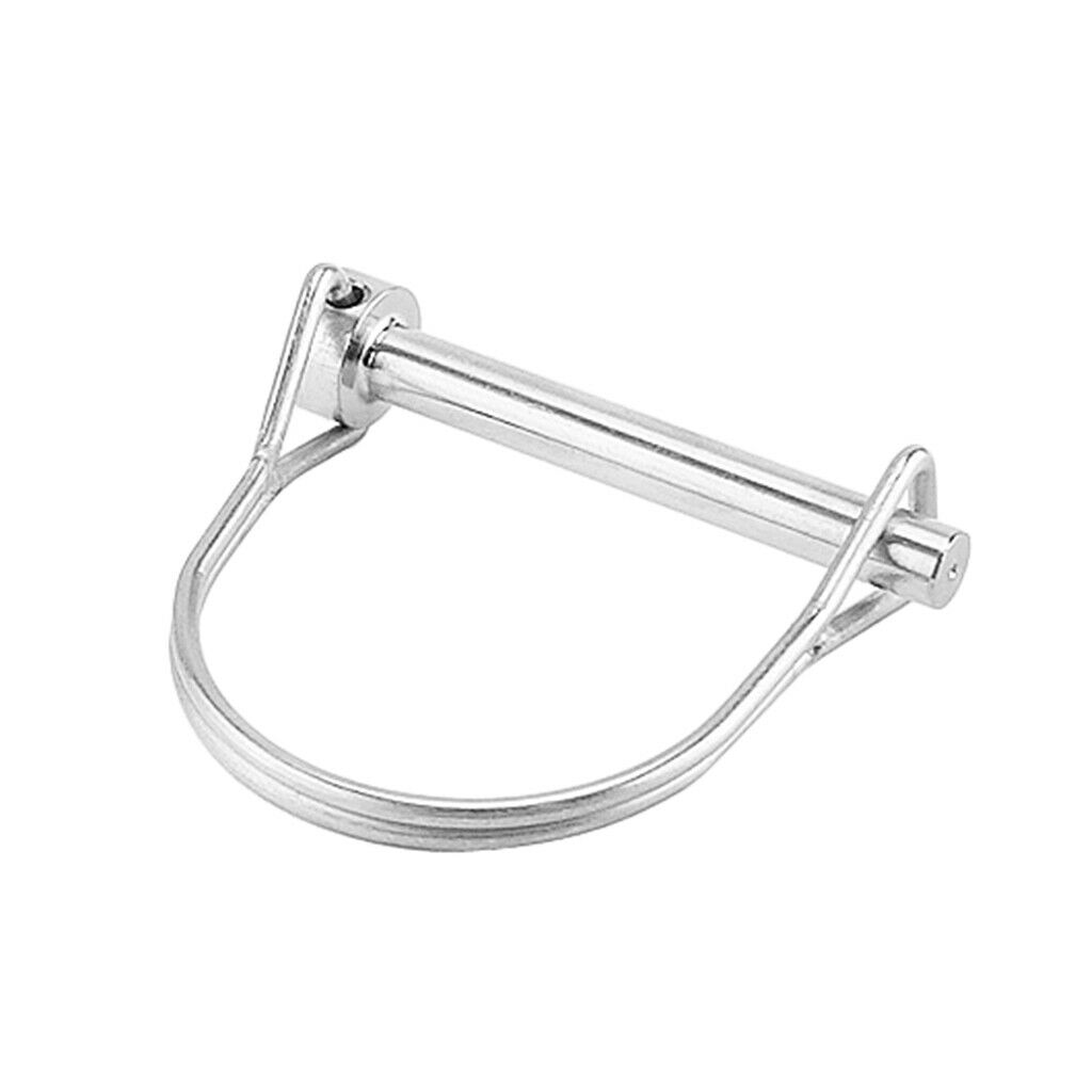 8x70mm 316 Stainless Steel Round Arch Locking Lock Pin For Marine Trailers
