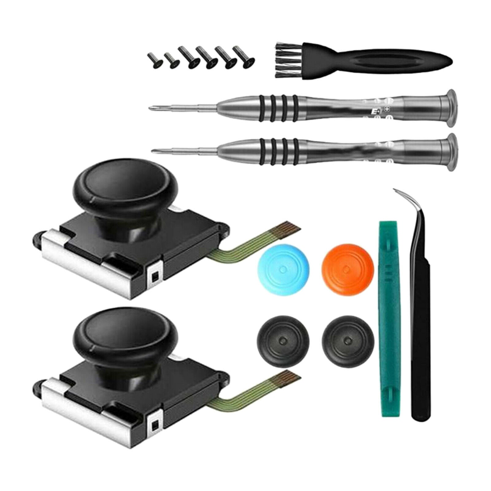 17x Joystick Replacement Thumbstick Repair Kit for Nintendo Switch Joy-Con
