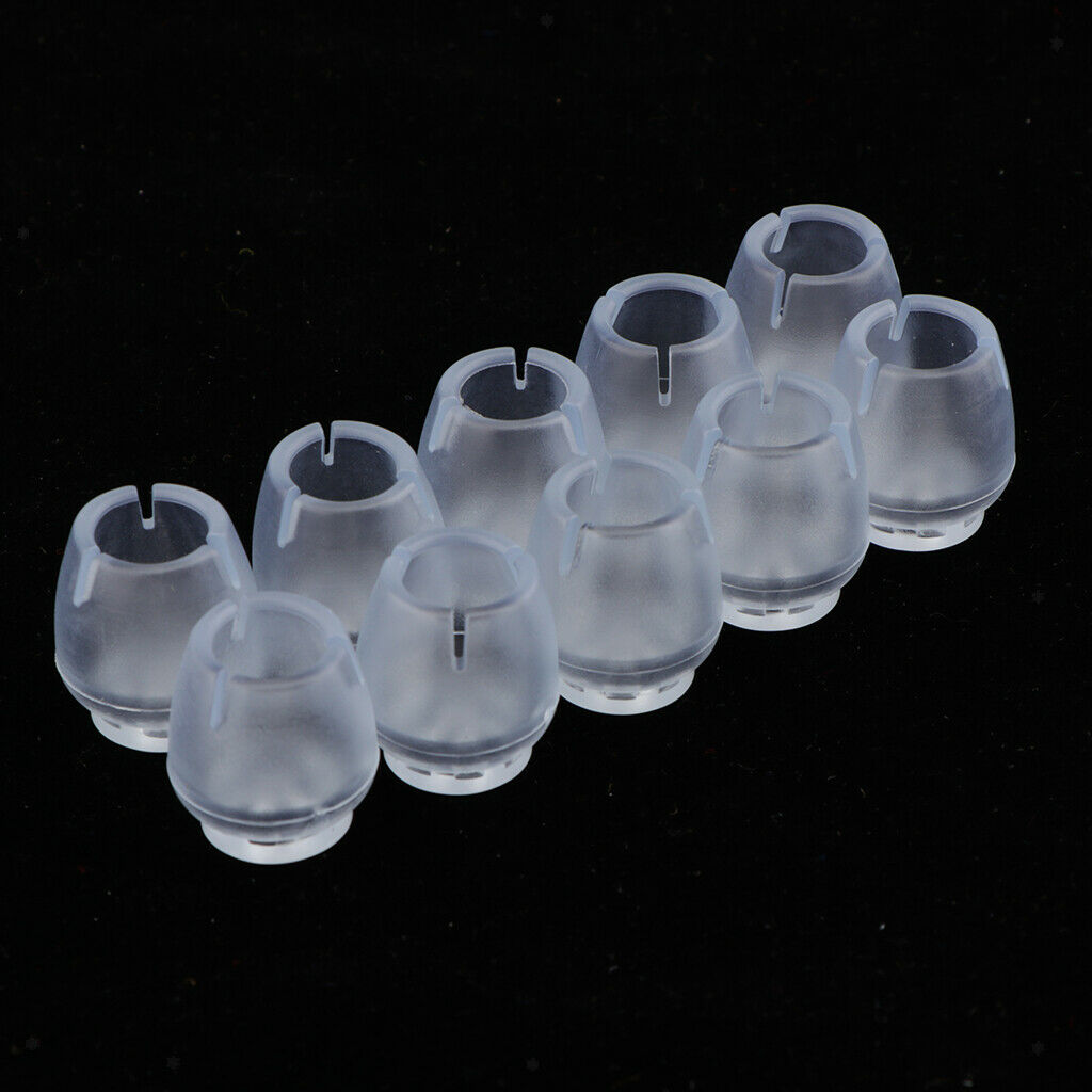 10 x Round Chair Leg Protectors Leg Caps Furniture Pads Floor Protector 12-16mm