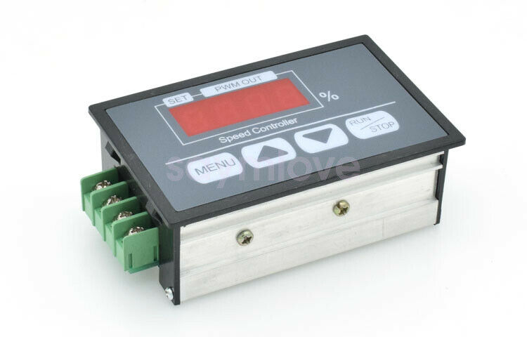 DC 30A Motor Speed Governor 6-60V PWM Speed Control Switch Controller  Display