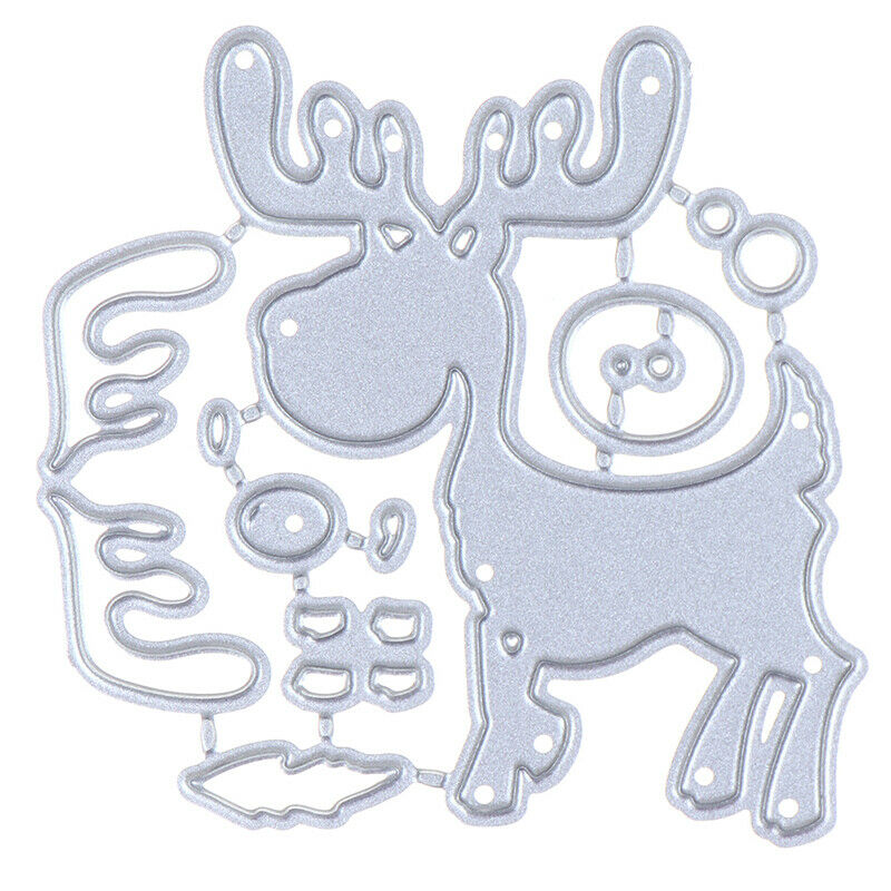 Christmas Deer Metal Cutting Dies Craft dies for Scrapbooking DIY card making Rf