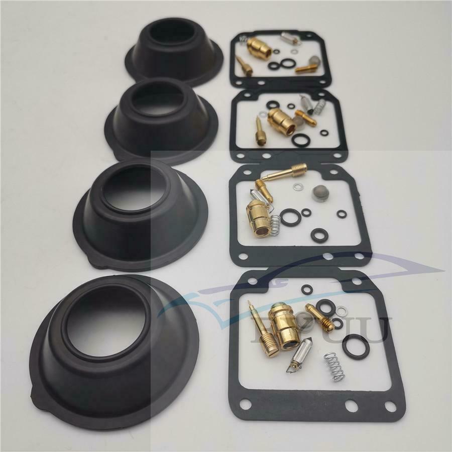 4set Carburetor Rebuild kit diaphragm Vacuum for YAMAHA XJ550 81-83 XJ 550
