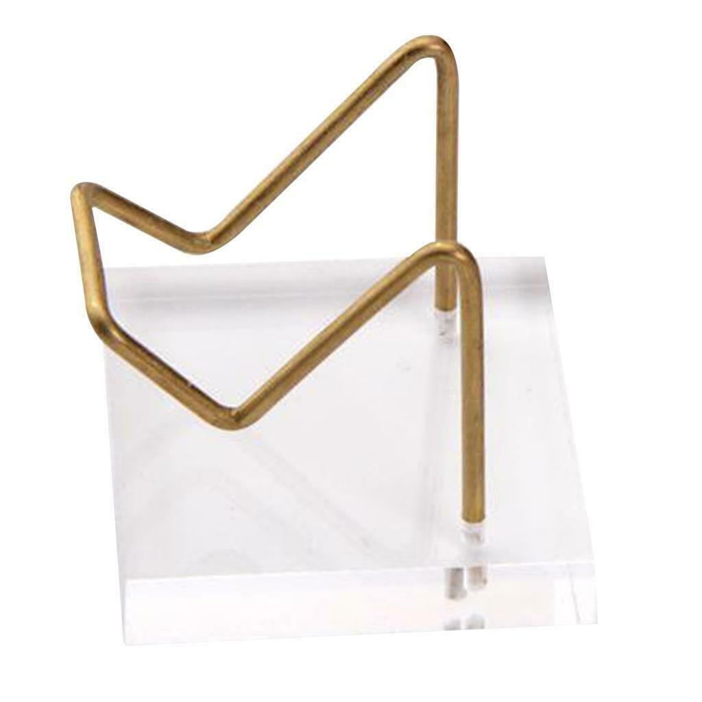 3pcs Clear Display Stand For Mineral Ore Crystal Ball Cluster Agate Holder