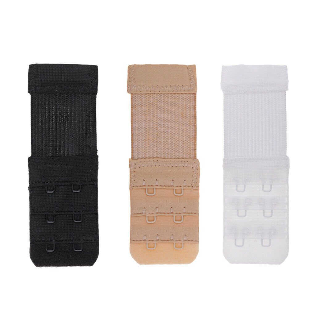 Set Of 2 2 Hooks Bra Extension Extension Strap Elastic Band Soft Belt Bra