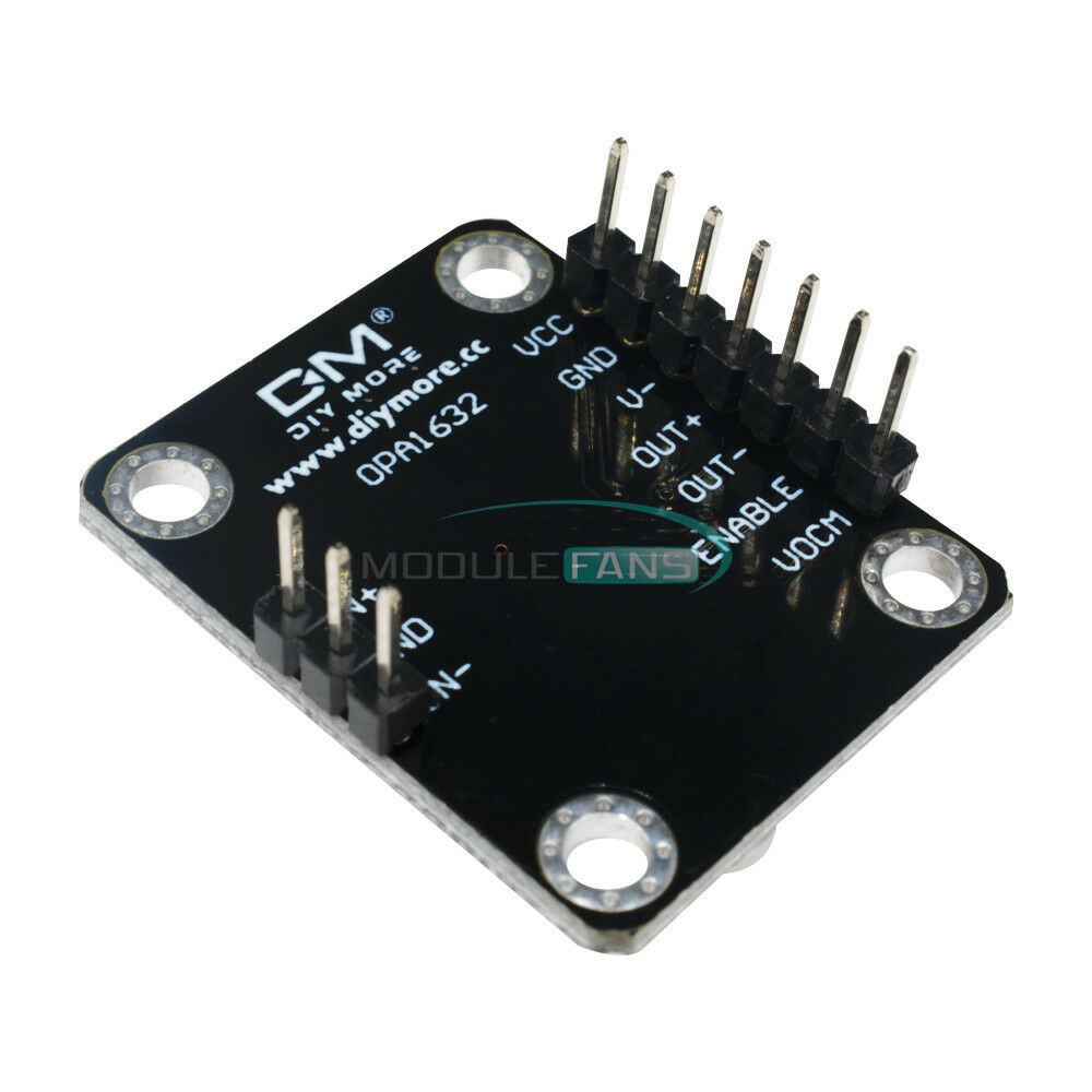 New Fully-Differential I/O Audio Operational Amplifier OPA1632 ADC Driver Board