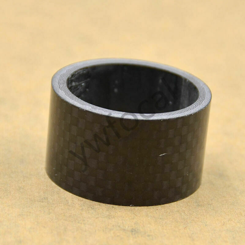 4Pcs Carbon Fiber Stem Washer Spacer Bicycle Bike Headset Fork 5/10/15/20mm DIY