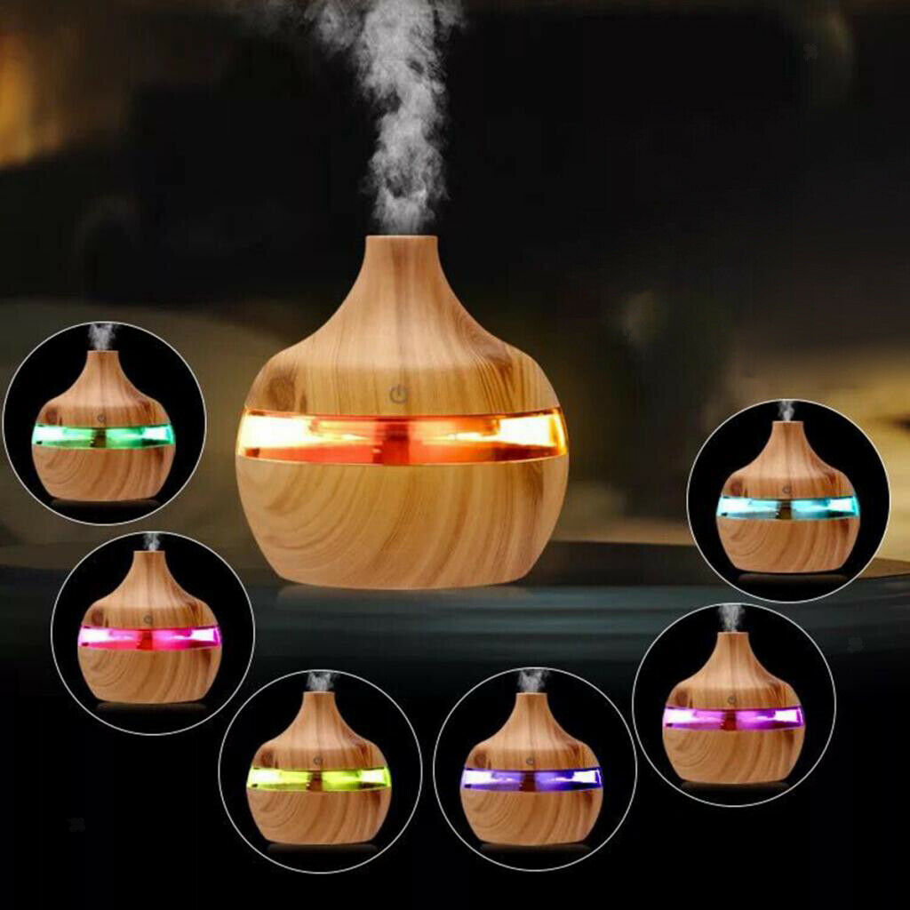 Noiseless Humidifier 300ml Cool Mist Humidifer Aroma Diffuser Yoga Room