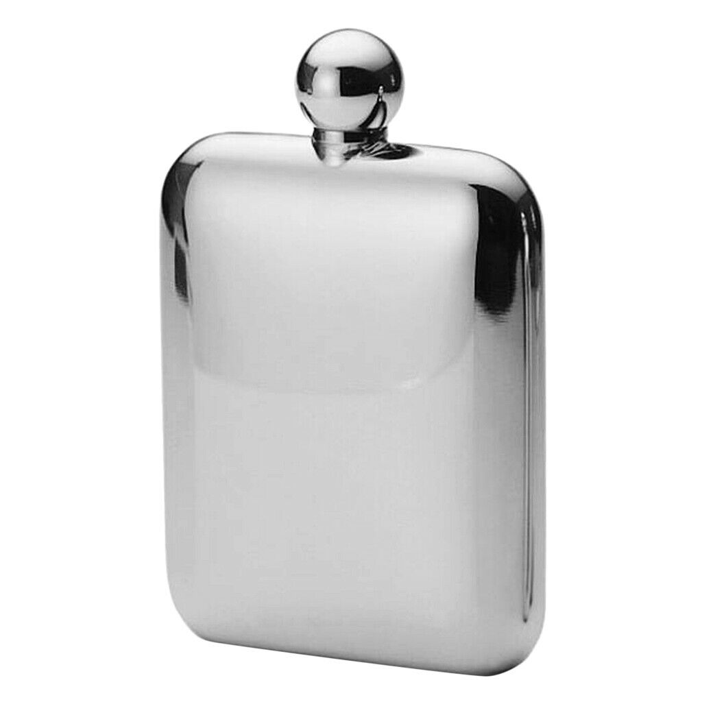 6 Oz Portable Hip Flask Alcohol Flagon Drink Bottle W/ Funnel Travel Fishing