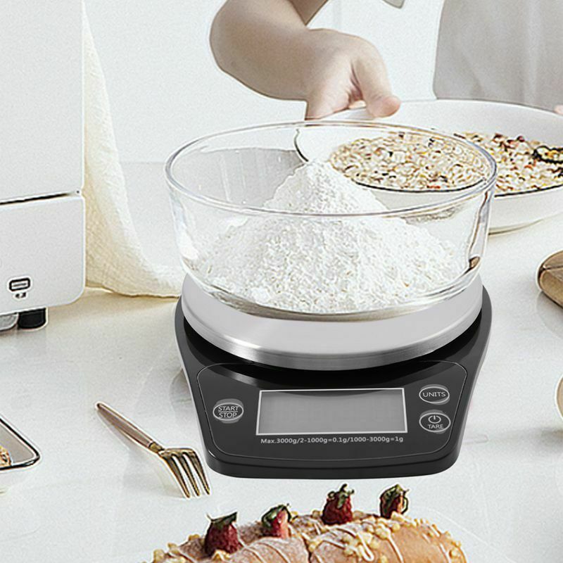 Drip Digital Scale With Timer 0.1-3000G V60 Coffee Kitchen Backing Scale CoffeI1