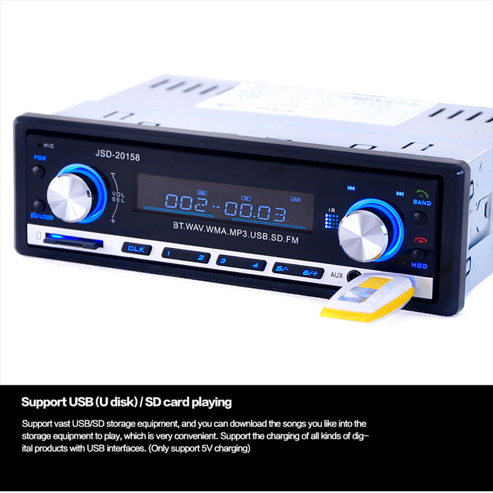 HOT Car Stereo V2.0 Player Bluetooth USB MP3 In Radio AUX In-dash FM Receiver