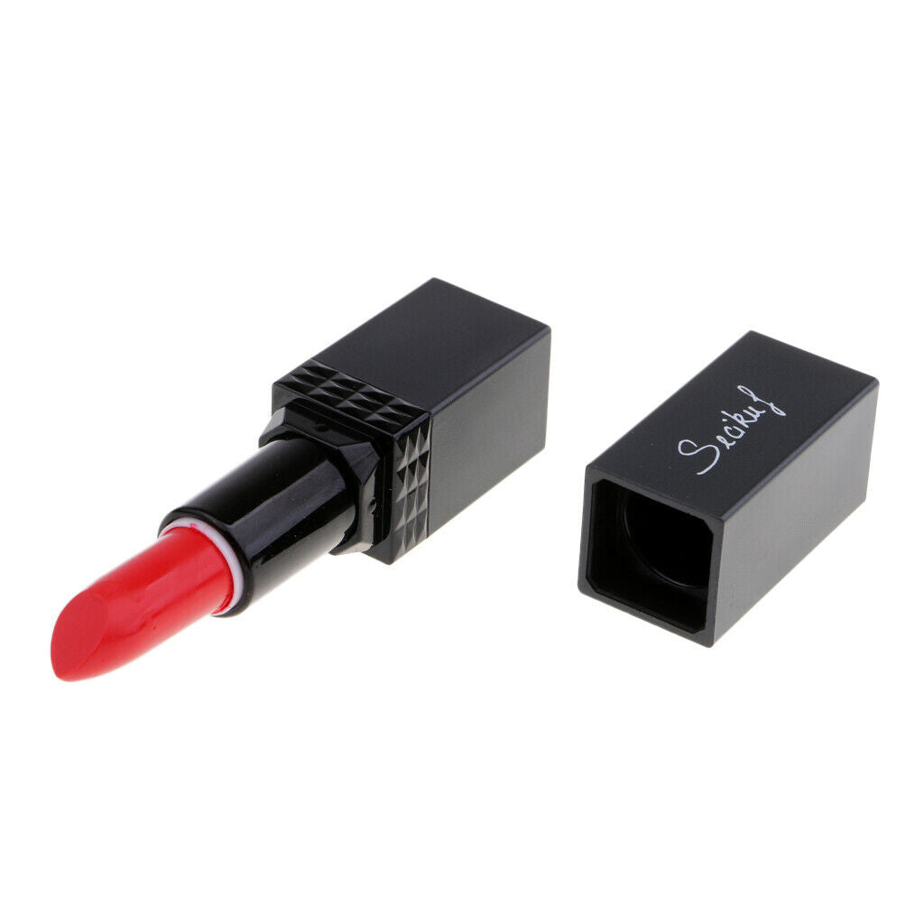 Matte Lipstick Women Waterproof Long-lasting Nudes Makeup Lip Stick 04#Coral Red