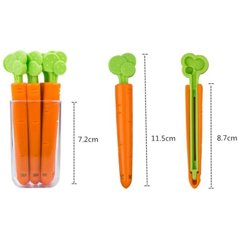 5PCS Food Sealing Clip with box Fridge Magnet Kitchen Storage Snack Seal .l8