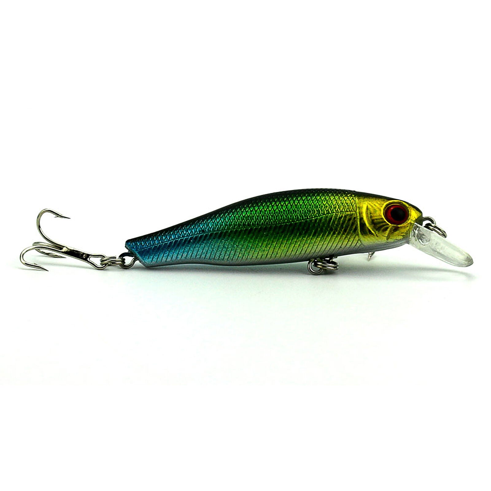 6 PCS 6# Hooks Minnow Fishing Lure Set Hard Lure Bait 8.5cm/8.9g