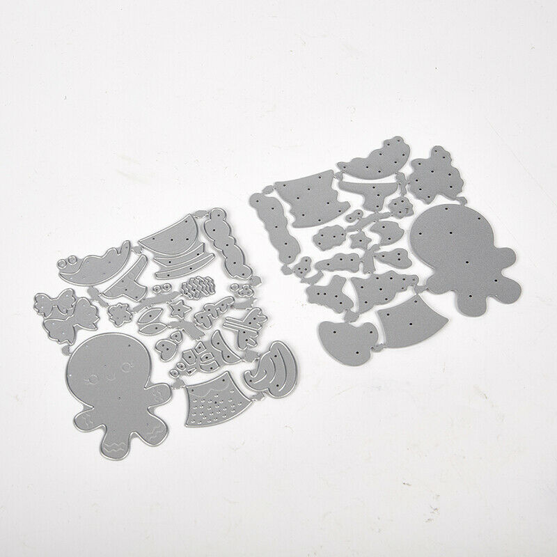 Gingerbread Cutting Dies Stencil Craft for DIY Christmas Scrapbooking Cut D Ad
