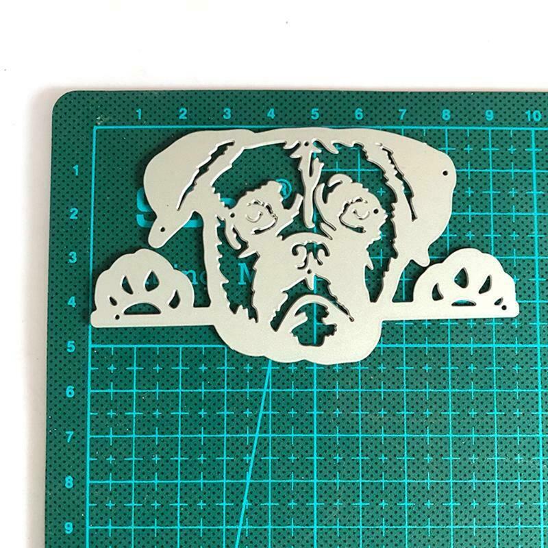 Sleepy Puppy Metal Cutting Dies Stencil Scrapbooking DIY Album Stamp Paper Card