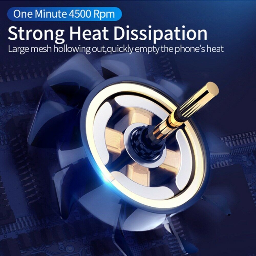 Universal Mobile Phone Radiator Gaming Cooler Adjustable Fan Holder Heat Sink