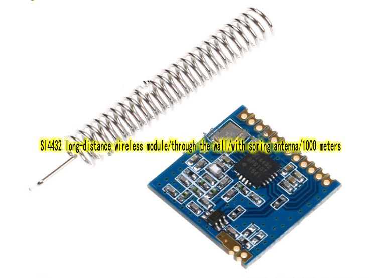 1pcs SI4432 wireless module / through walls Wang / antenna with the spring/1000M
