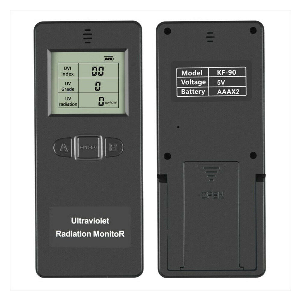 KF-90 Digital Ultraviolet Radiation Detector UV UVI EMF Meter Illumination Test