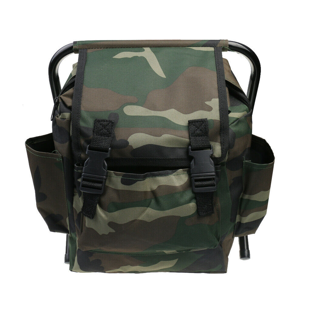 Fishing Stool with Backpack Rucksack Seat Chairs for Hunting Camping Picnic