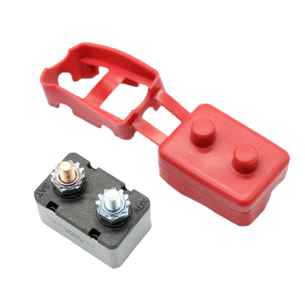 2pcs Car Marine Boat Audio Circuit Breaker Manual Reset Fuseholder  40AMP