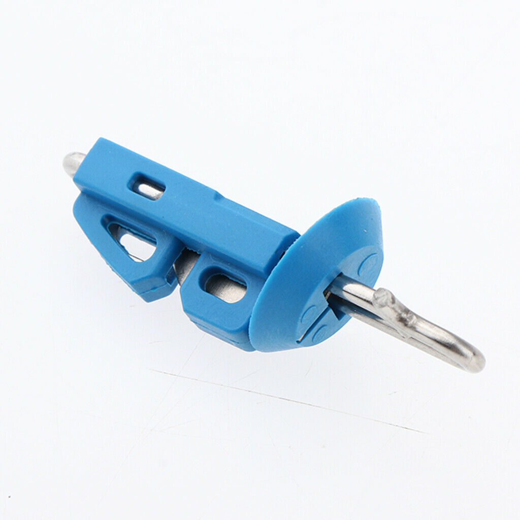 MagiDeal 5pcs  Down  Fishing Lure Clip Locking Lock Lure Hook