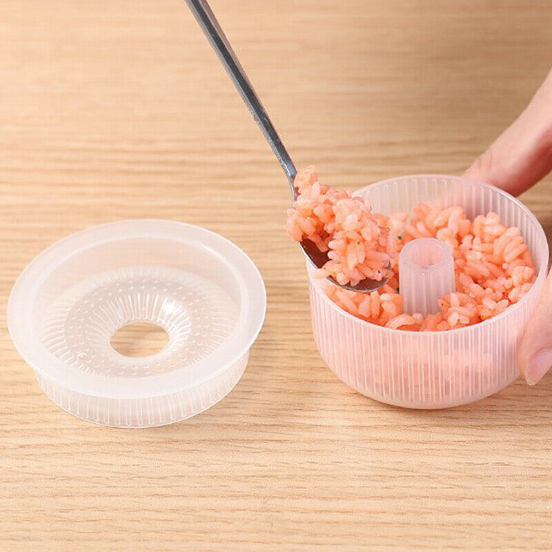 1pc Creative Sushi Donut Shape Maker Rice Ball Mold Home DIY Non-Stick Ri.l8
