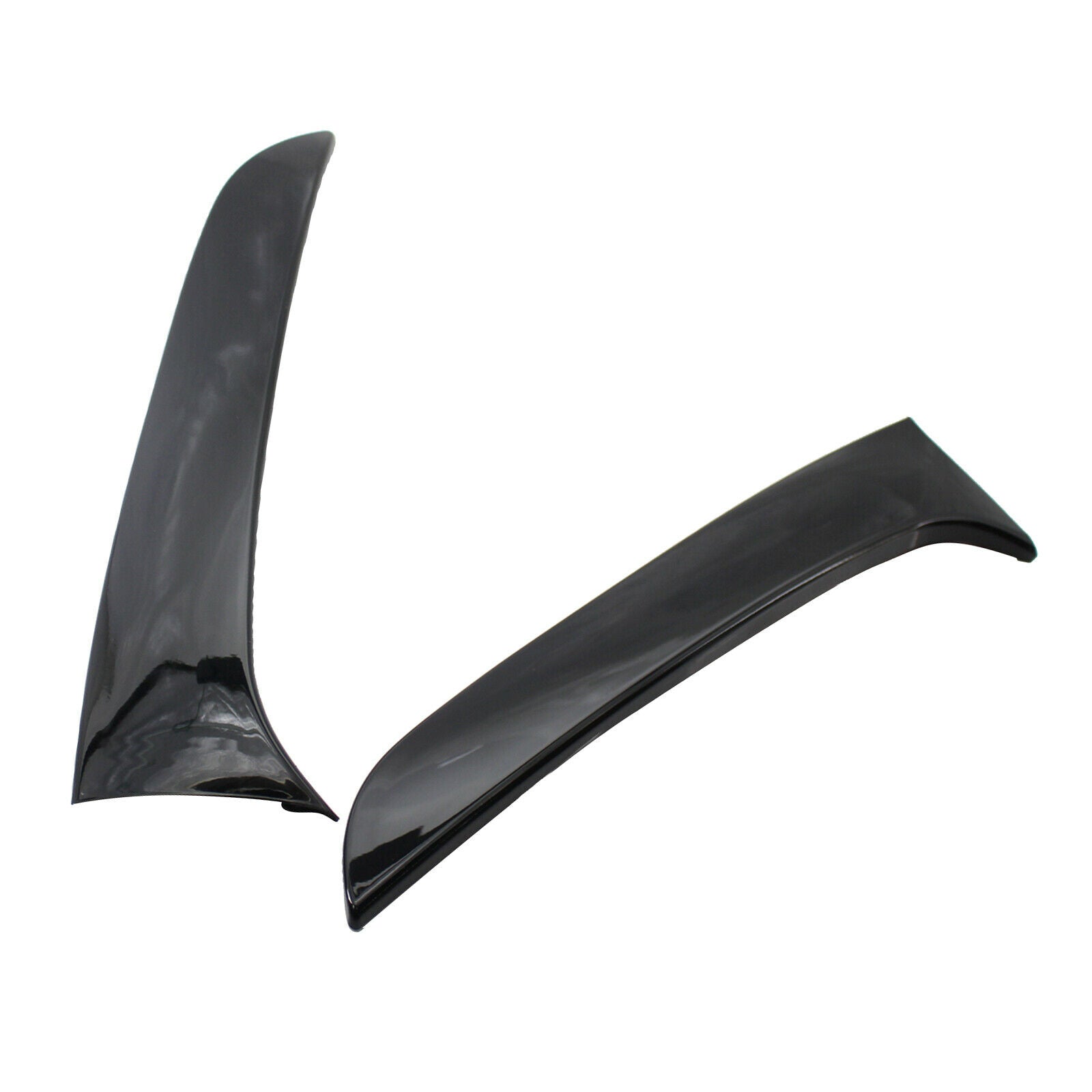 2 Pack Rear Roof Window Side Spoiler Wing Plastic for BMW 1 Series F20 F21
