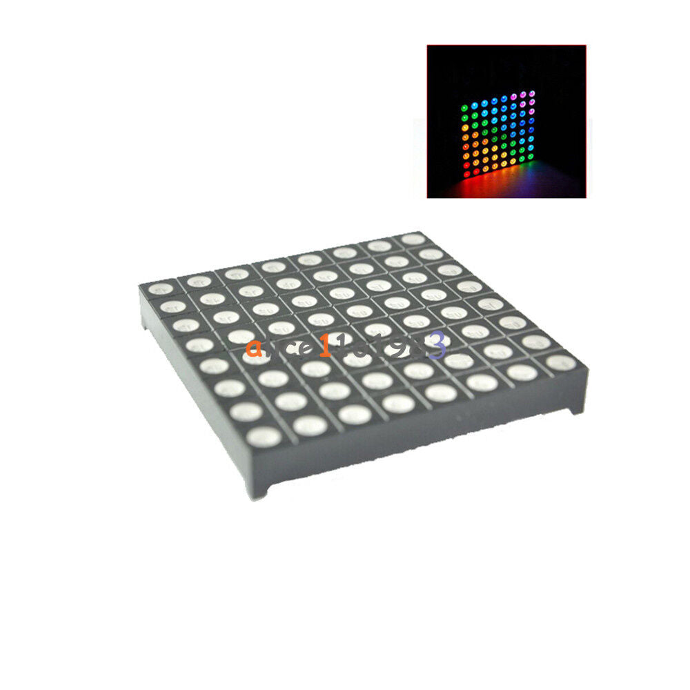 Full-color RGB 8x8 LED+Colorful Magic Matrix Driver shield Colorduino KIT DIY AL