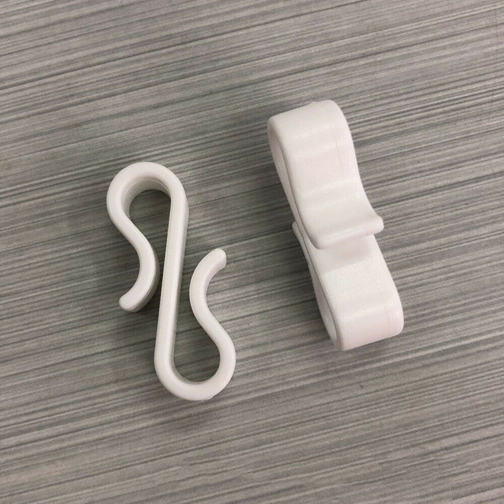50x Gutter Hooks S Shaped Clips for Holiday Party Fairy Light Hanging Tool Decor