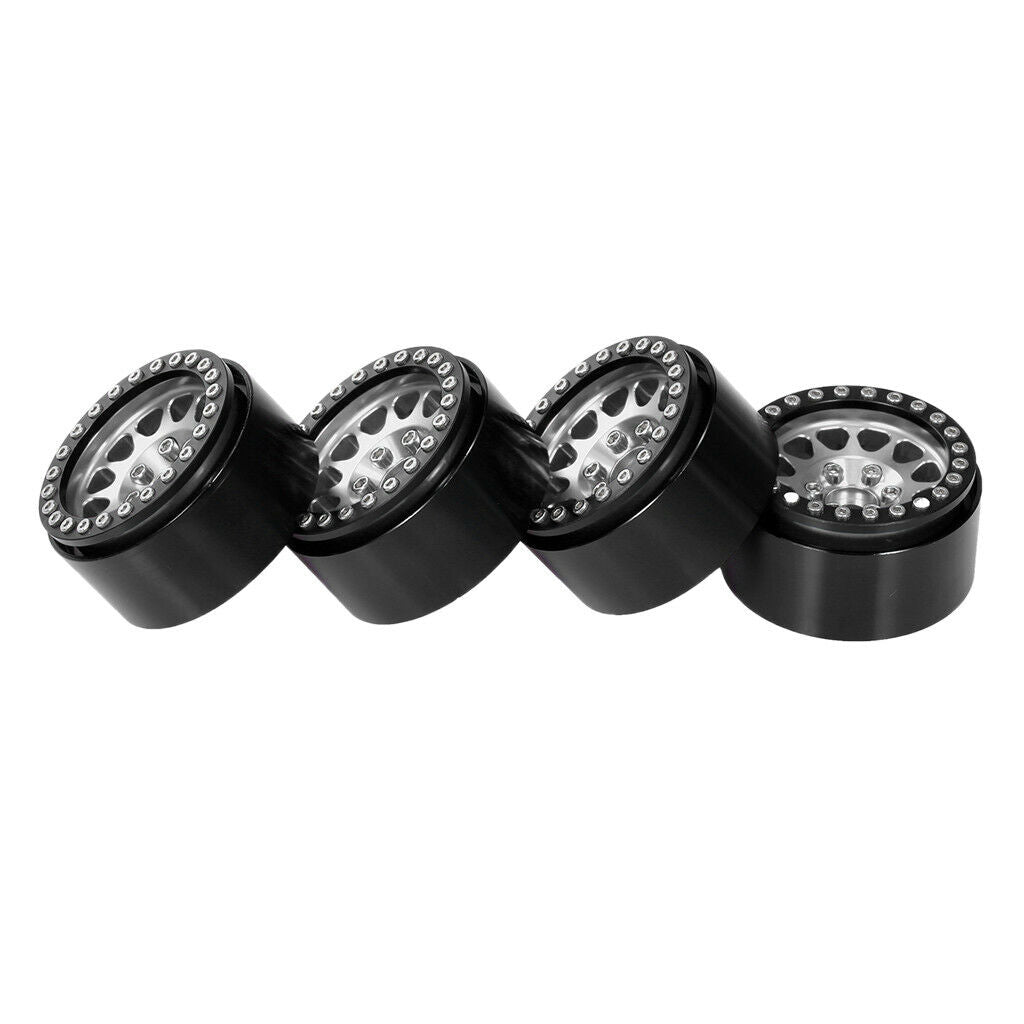 Metal 1.9" Beadlock Wheels Rims for Axial SCX10 II 90046 HPI  Spare