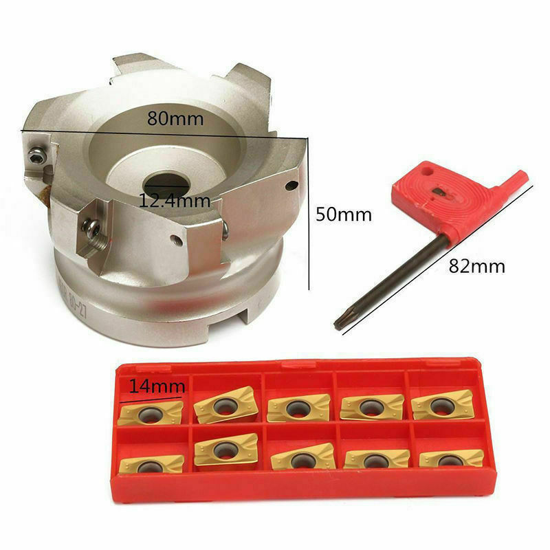 NT30-FMB27 M12 + BAP400R 80-27 6F+10PCS APMT1604PDER DP milling cutter inserts