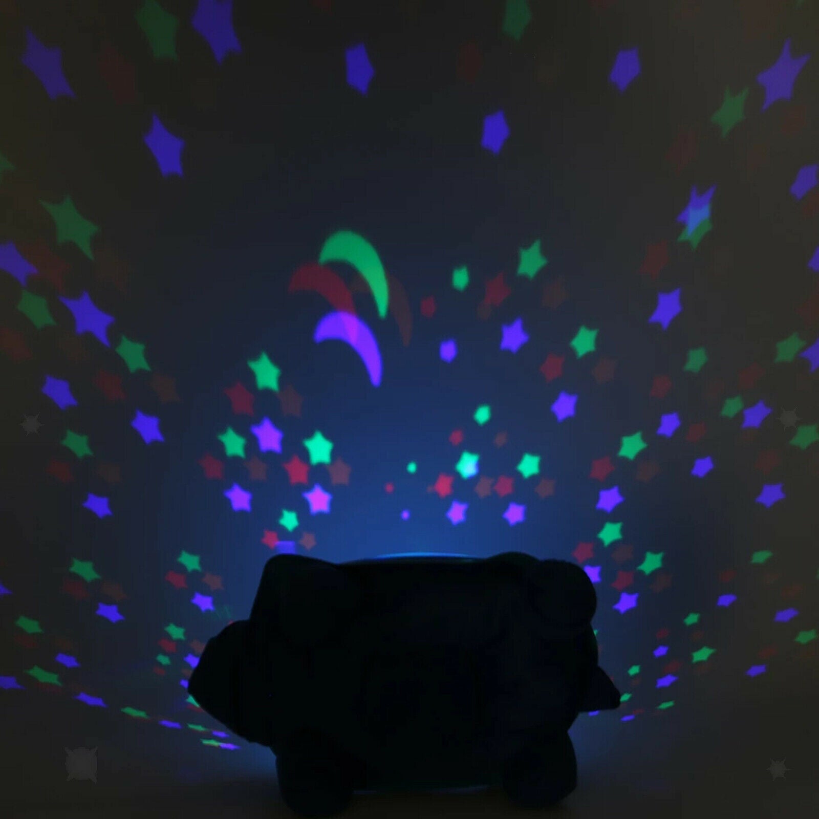 Cute Kids Galaxy Star Projector Colors Changing Nightlight for Baby Bedroom
