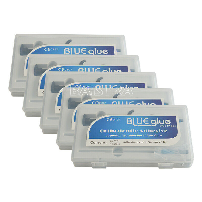 20X Dental Adhesive Light Cure Band Cement Blue Glue Kit for Orthodontic Bracket