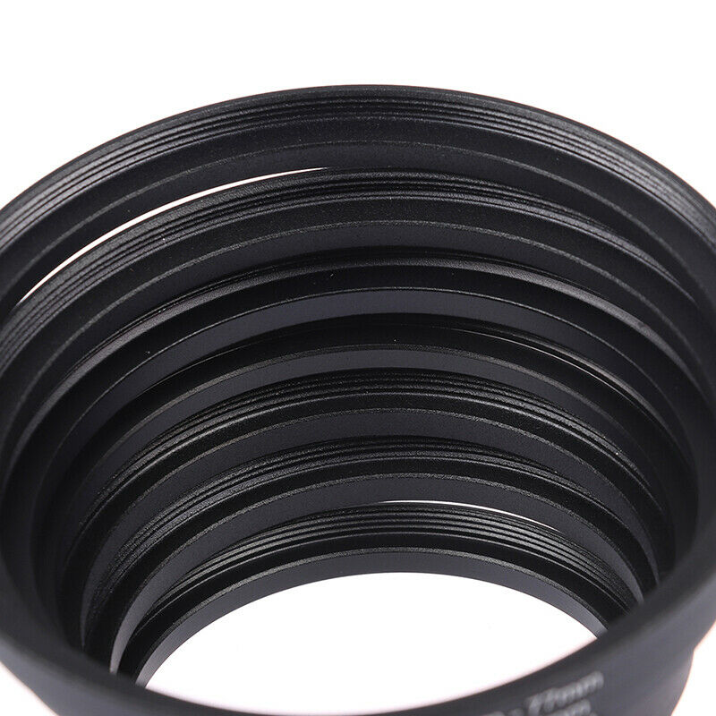 7pcs Step Up Rings Aluminum Universal Lens Adapter Filter Set 49mm-77m Tt