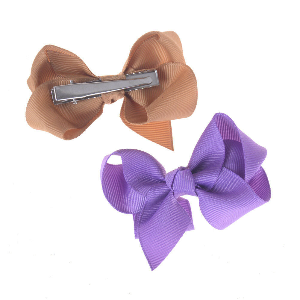 20pcs`Fashion Kids Baby Girls Children Toddler Flowers Hair Clip Bow_DD