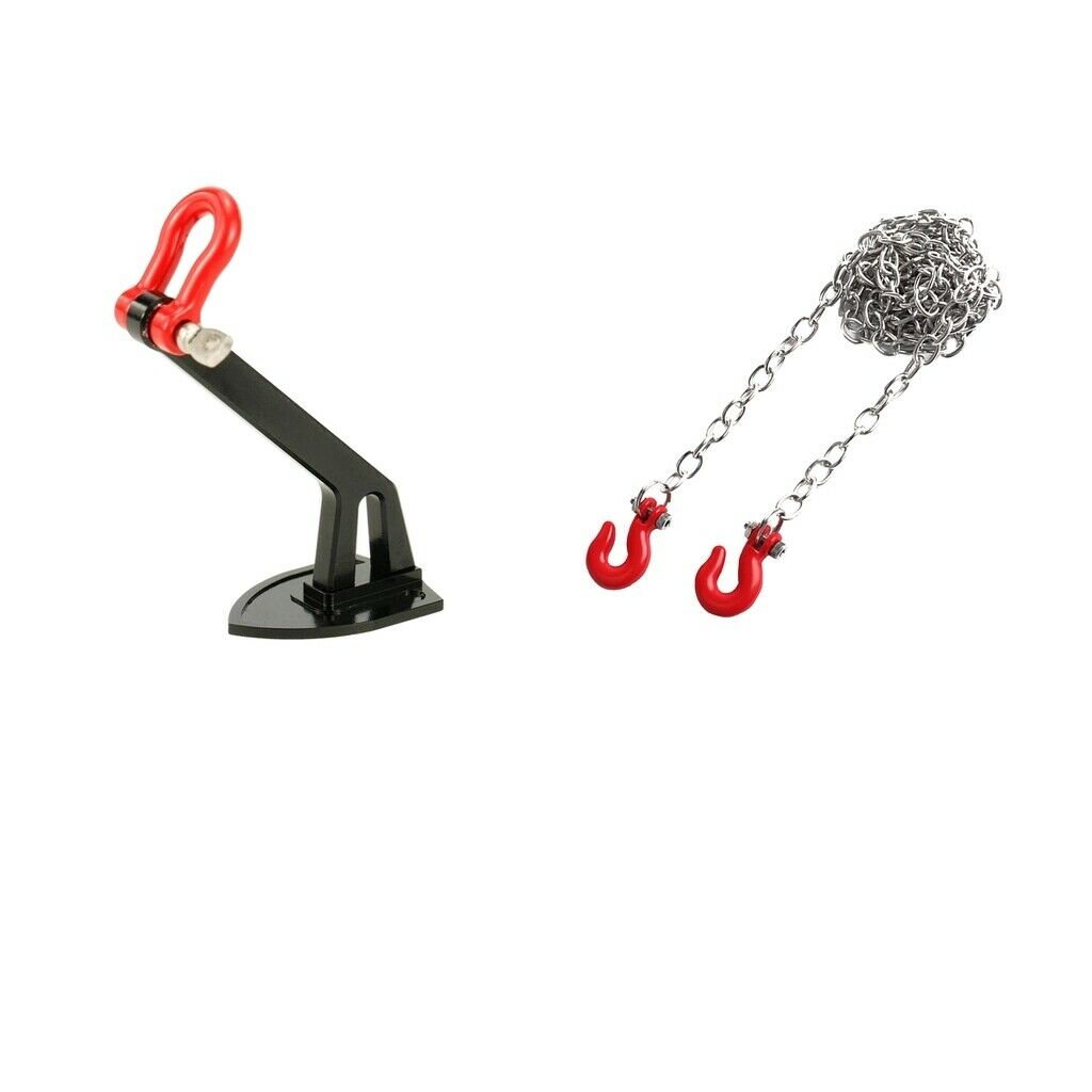 1/10 RC Metal Heavy Winch Anchor w/ Tow Chain for RC Crawler CC01 TRX4