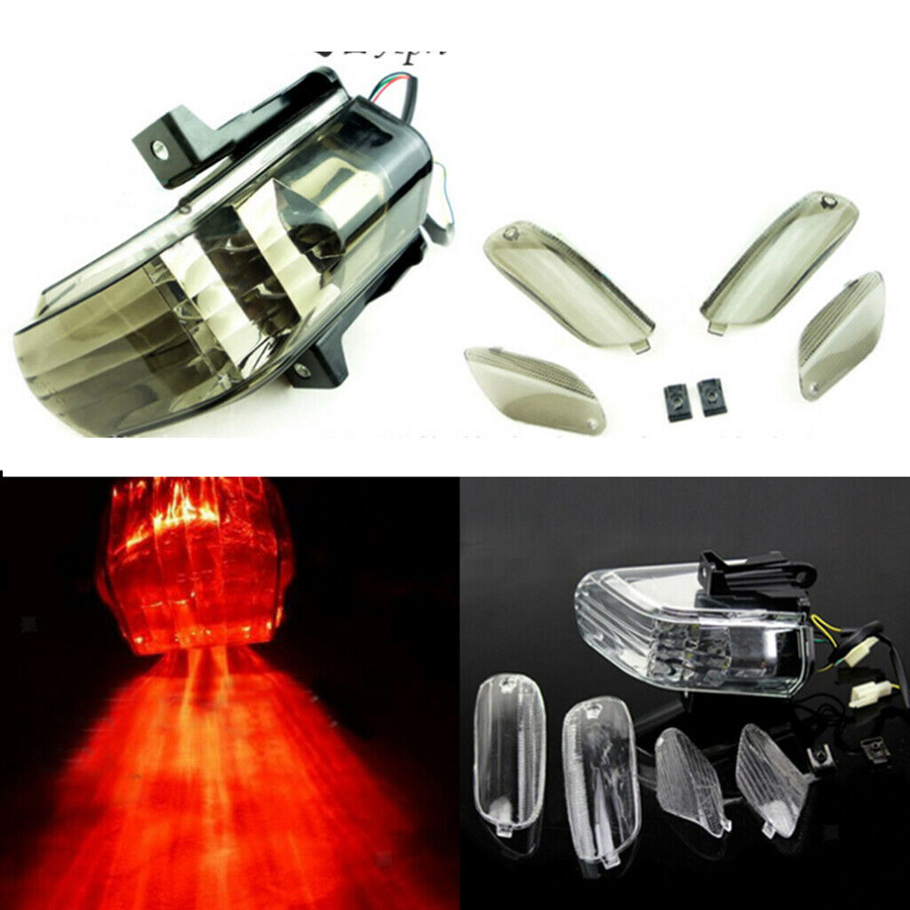 Motorcycle LED Tail Light Turn Signal for Aprilia RSVR Factory RSV1000 Clear