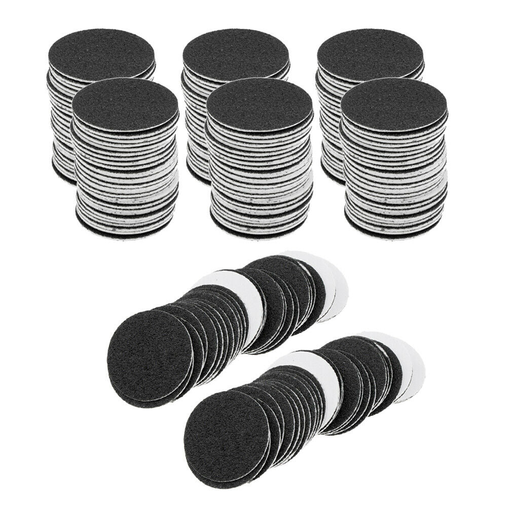 180x Self-adhesive Round Foot Rasp Sandpaper Discs for Electric Foot File