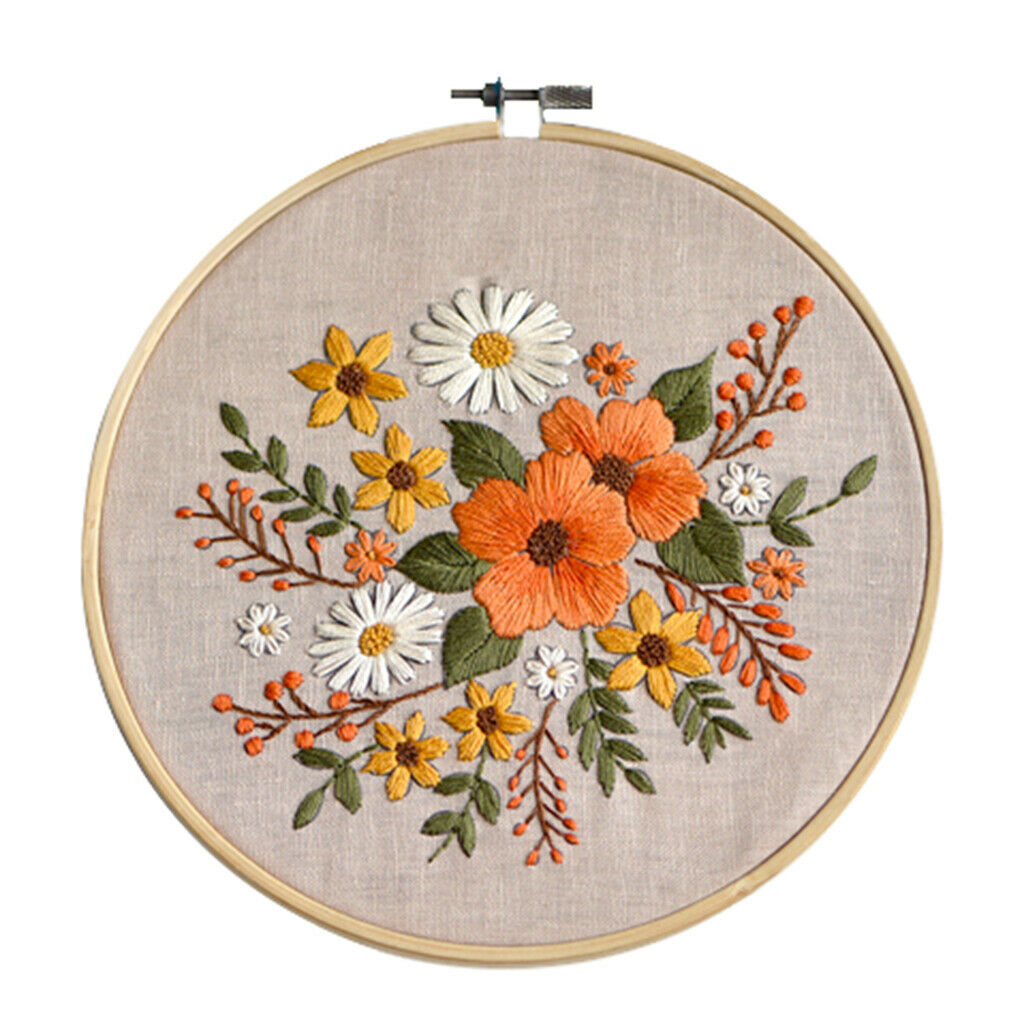 Pre-printed Cross Stitch Kit Home DIY Threads Sewing Art Making Kids Unisex