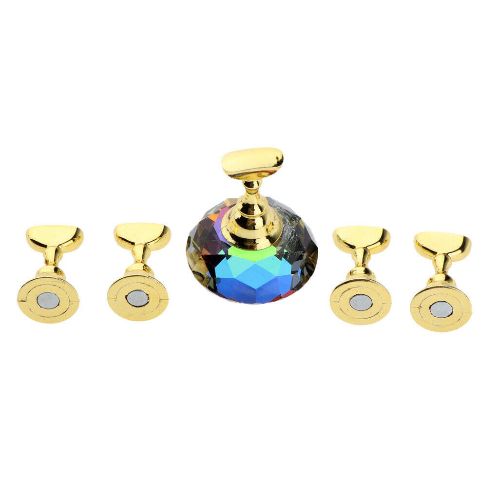 12pcs Nail Tip Holder Stand & Display Base for Manicure Design Practice