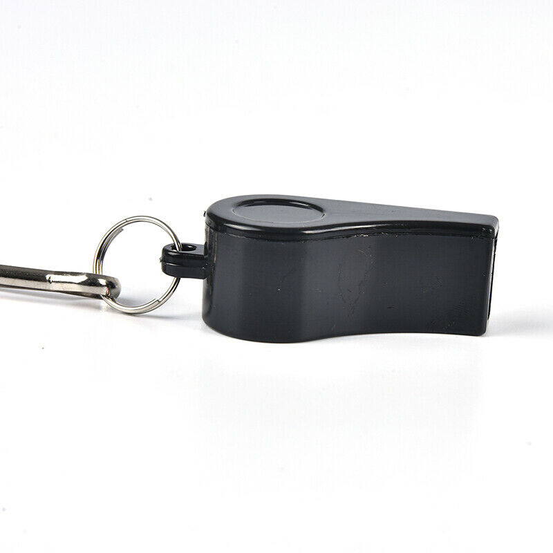 Football Soccer Sports Referee Plastic Whistle Lanyard Emergency Loud Sound Re