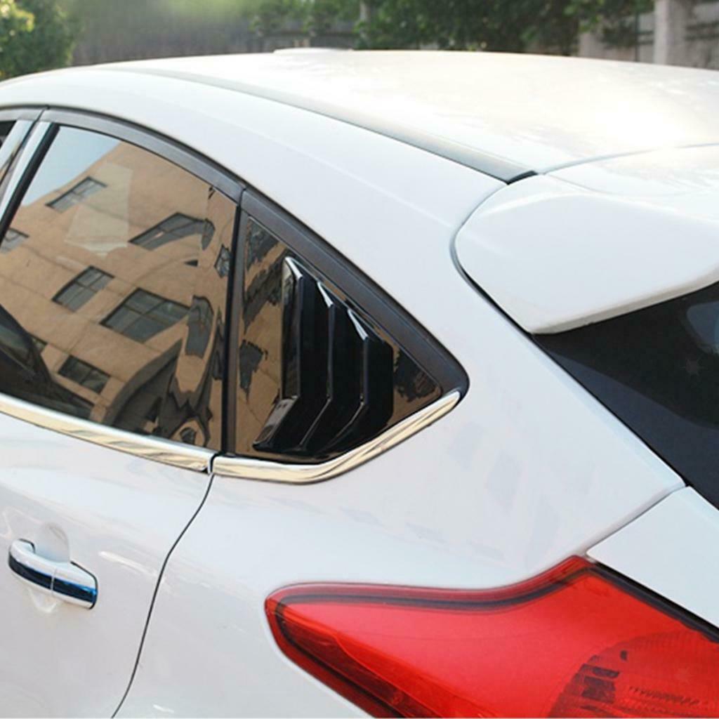 2pcs Rear Window Blinds Side Tuyere Louver suit for Ford Focus ST RS MK3 2012-18
